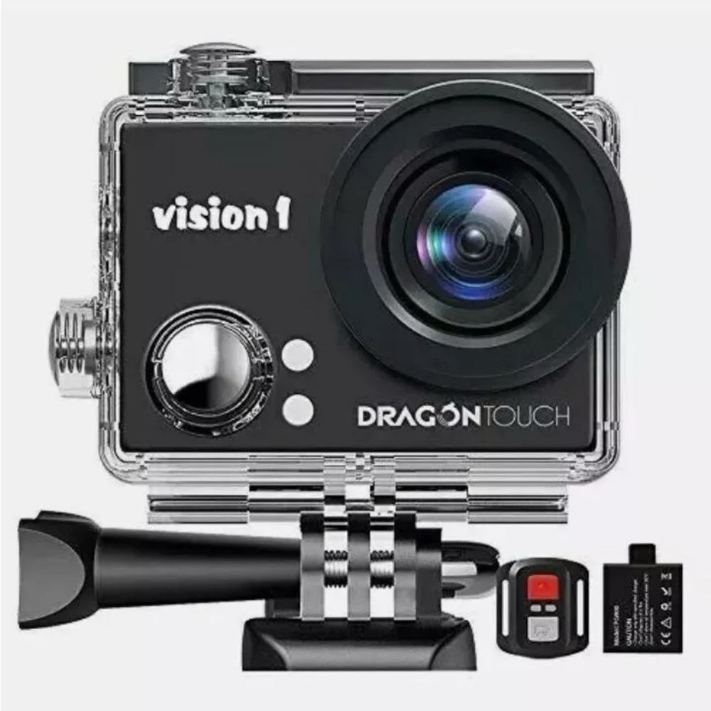 15 piece Bundle Black Underwater Action Camera for Rugged Environments